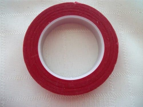 Red Floral Tape 1/2'' X 30 Yard. 2 Roll in a Pack