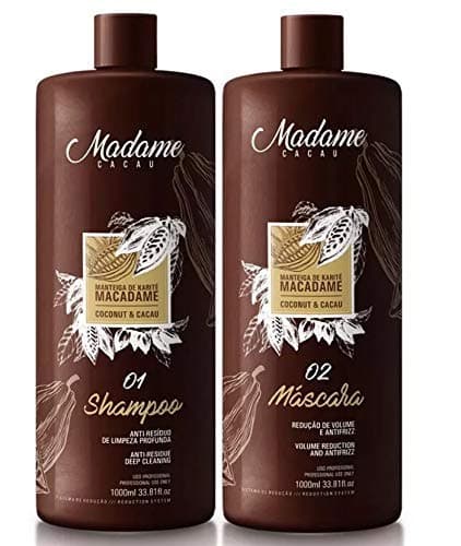 Madame Cacau Brazilian Hair Straightening Kit 2 Litre