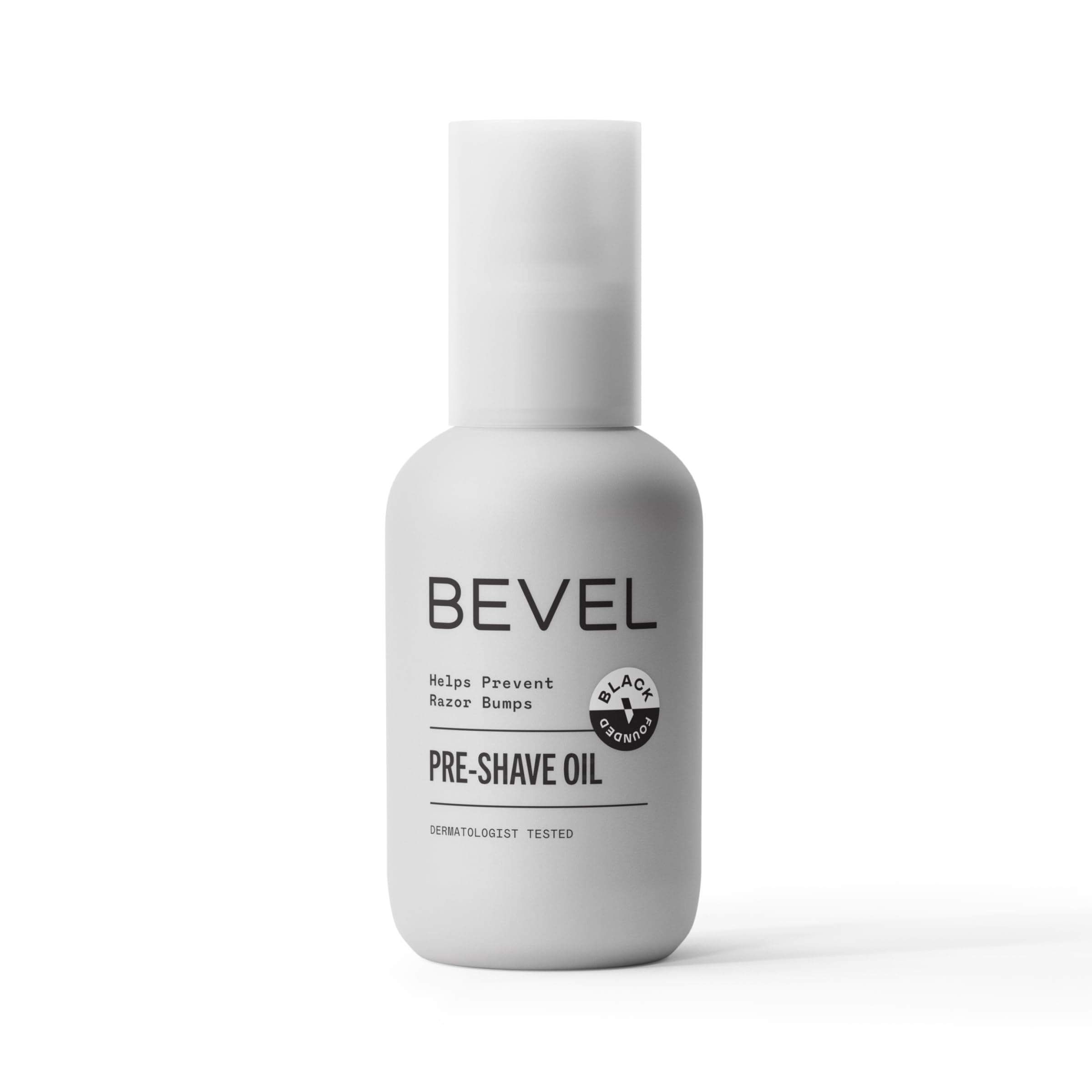 Bevel Pre Shave Oil For Men'S Beard Care By, Shaving Cream Alternative With Castor Oil And Olive Oil, Helps Soften Hair And Protects Skin From Irritation, 2 Fl Oz, GRAY,BLACK