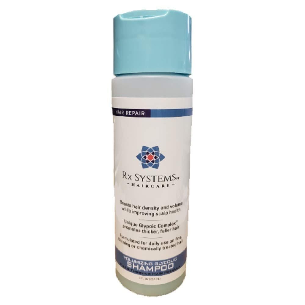 Rx SystemsPF Volumizing Glycolic Shampoo | Hair Growth Treatment For Men And Women, Stops Thinning While Strengthening, Thickening, Volumizing. Shampoo for Hair Growth and Hair Loss