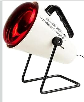 Generic Opulent Infrared Lamp For Pain Relief Therapy, It'S Rays Stimulate Blood Circulation Of Body And Increase Fast Relief Action On Swelling Area(Iron, Pack Of 1)