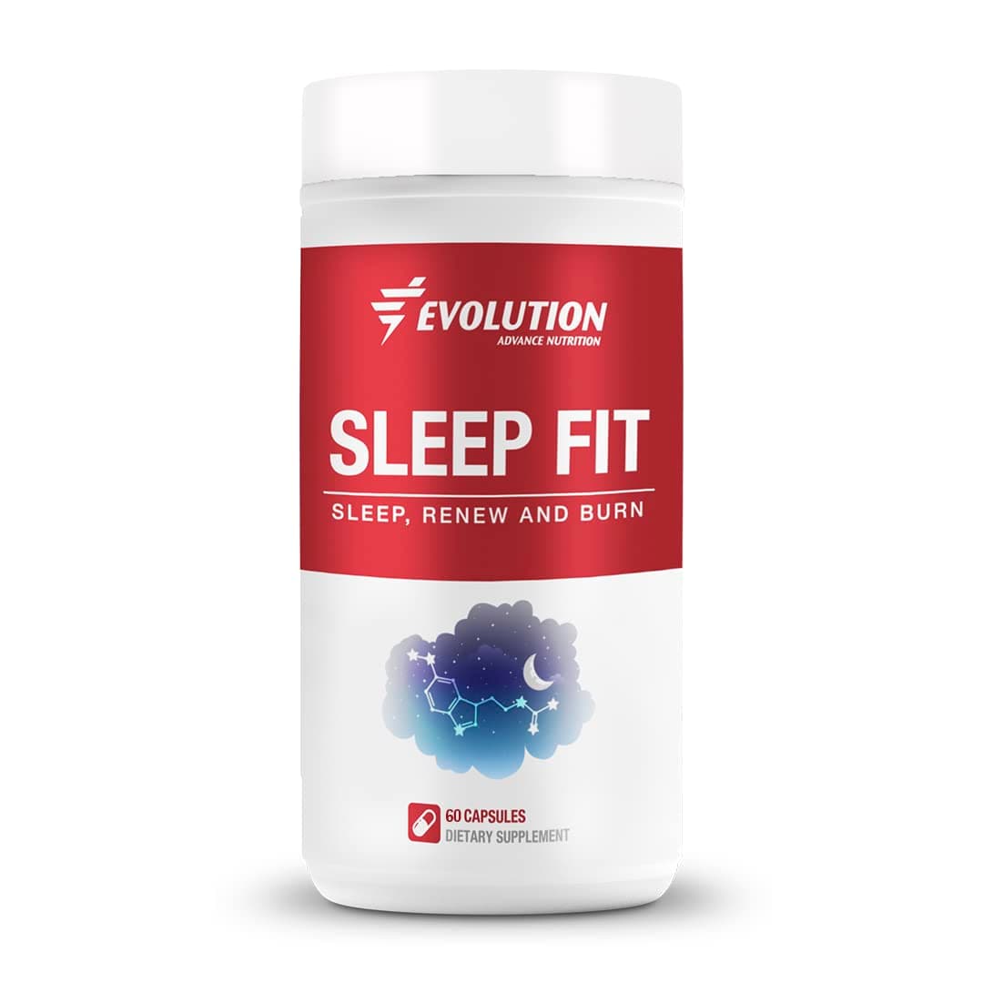 Evolution Advance Nutrition Sleep Fit – Dietary Supplement, Energy Booster and Natural Sleep Support with Melatonin and L-Carnitine (60 Capsules)