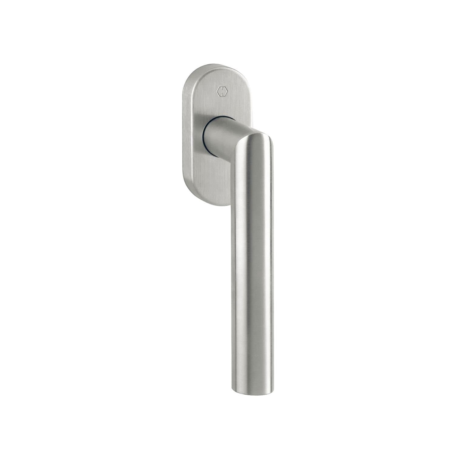 Hoppe Window Handle"Amsterdam" Secustik VK 7 x 32 mm to 42 mm, Stainless Steel, Matte, 1 Piece