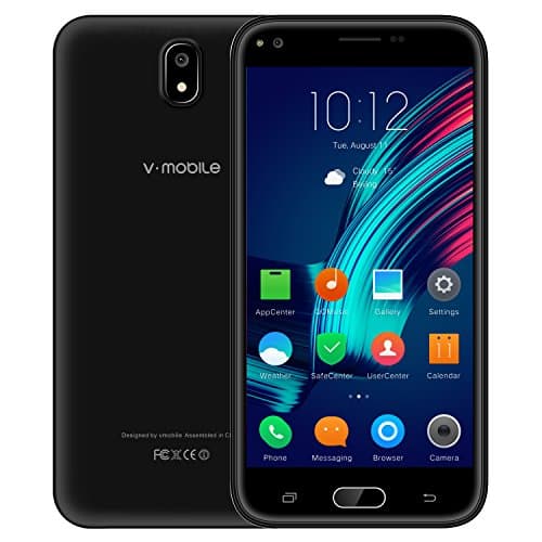 Unlocked Smartphones 5.5 inch HD Display Android 7.0 8GB ROM Unlocked Phones Dual Sim 5MP Camera 2800mAh Battery Compatible AT&T v mobile J5-N (Black)
