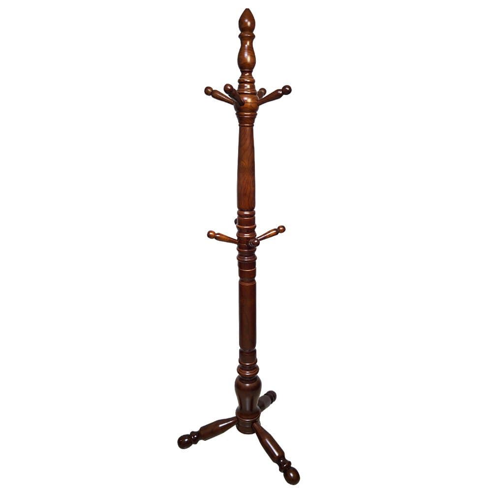 Yi Hai Wooden Coat/Hat Rack Stand,Brown