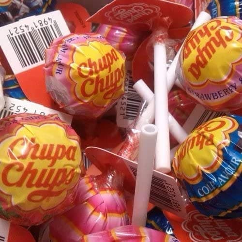 50 x Chupa Chups Lollies Assorted Flavours (Best of)