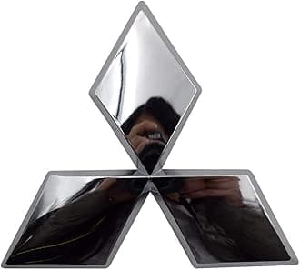 Front Grille Hood Emblem Badge 9.5cm fit for Mitsubishi Lancer Sportback Hatch Back CX4A CX5A 2009-2014 Mirage Outlander 2013- RVR Outlander Sport 2010-