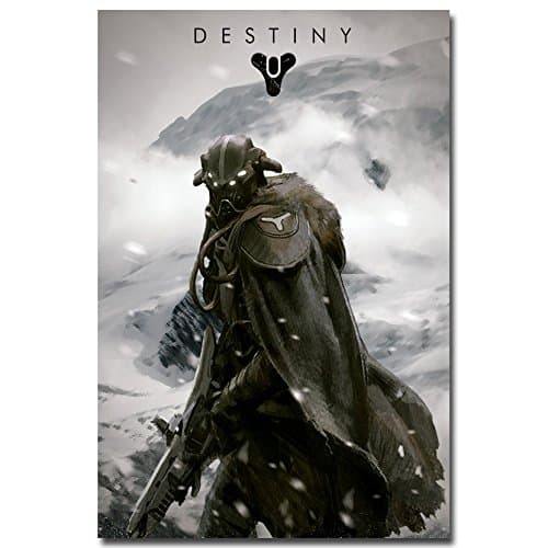 Shooting Game Destiny Art Canvas Poster Print Home Bedroom Decor Hunter Warlock Titan 4