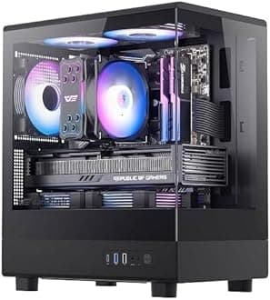 MICRO VIEW GAMING DESKTOP & WORKSTATION PC | CORE I7 PROCESSOR | 16GB RAM | GPU (OPTIONS) | 1TB NVME/SATA SSD | WINDOWS 10 | WIFI BT READY (COREI7 6700 + RX 6800 16GB DDR6)