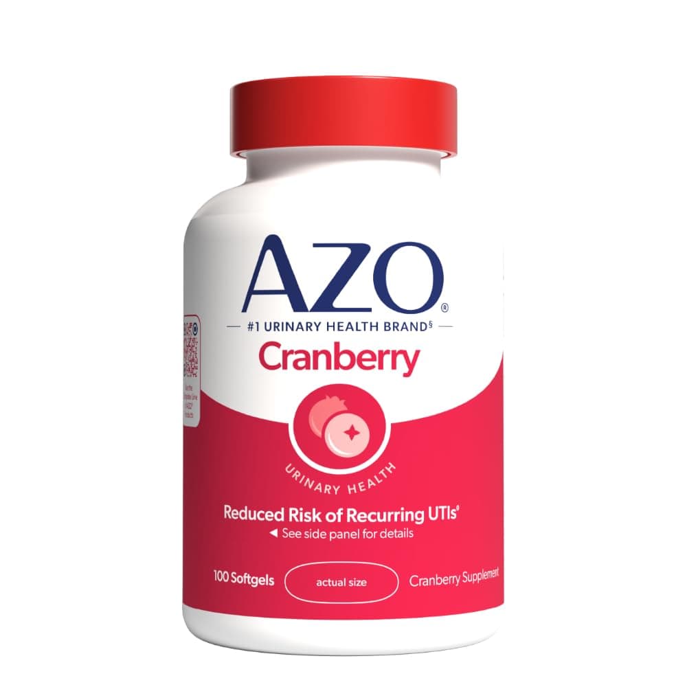 Ayur AZO Cranberry Supplement 100 count Softgels