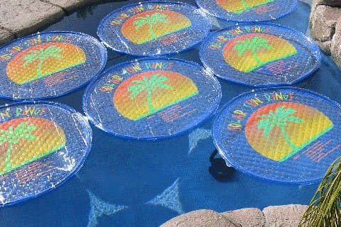 Set of x5 Reusable Solar Sun rings for pool heating