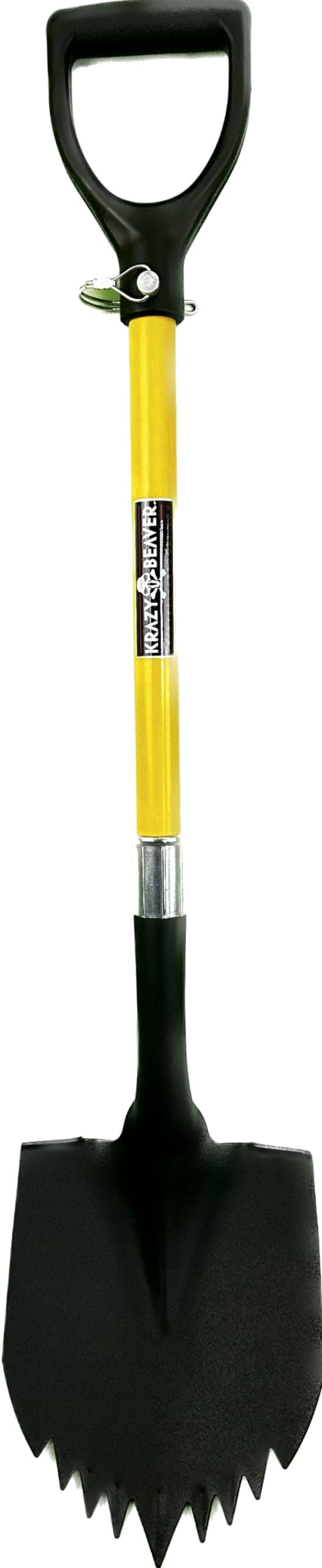 Krazy BeaverShovel (45635) Black Textured Head/Yellow Handle