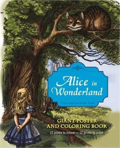Alice in Wonderland Giant Poster and Coloring Book by Lewis Carroll Paperback – Coloring Book, March 1, 2012