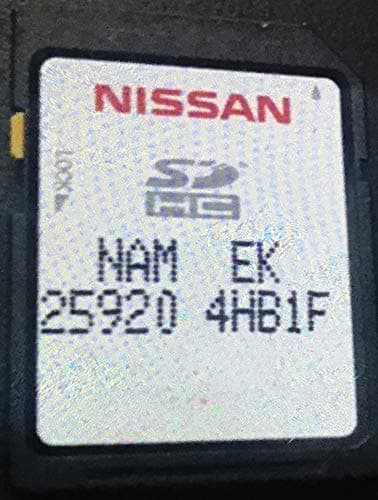 2018 Infiniti Q50 25920-4HB1F Navigation SD Card