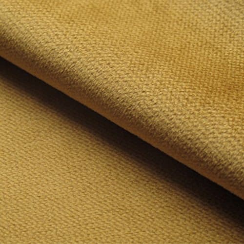 Loome Oberon 'Ingot Plain' : Gold Velvet Upholstery Fabric from Fabrics, Sample 10 x 14 cm