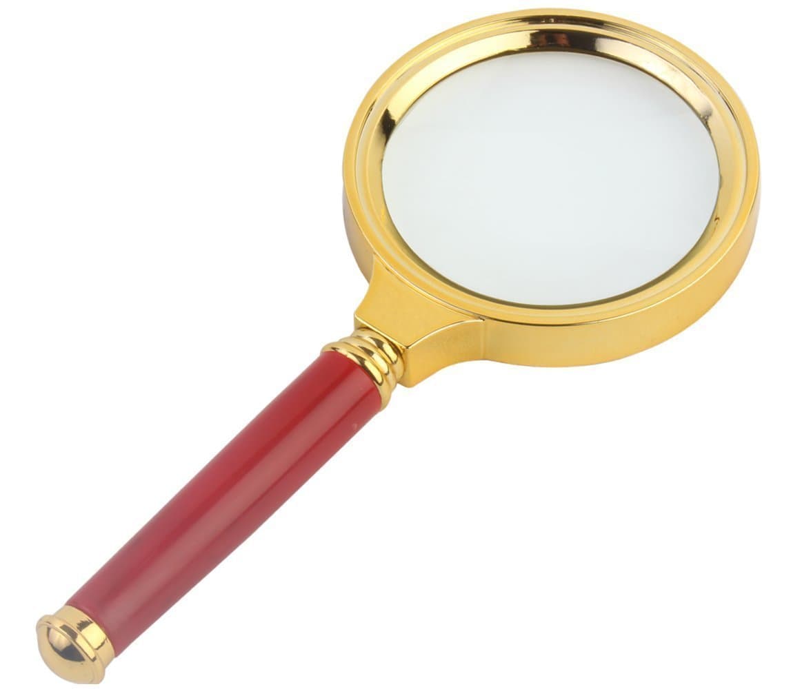 Amigozz Antique Handheld Magnifier Magnifying Glass, 3X (70mm)