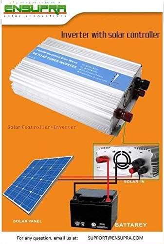 1000 Watt Solar Power (120V AC),Powered by 100-Watt Solar Panel, Simply add a 12V Battery;Plug & Play Solar, Get 30% Federal Tax Credit