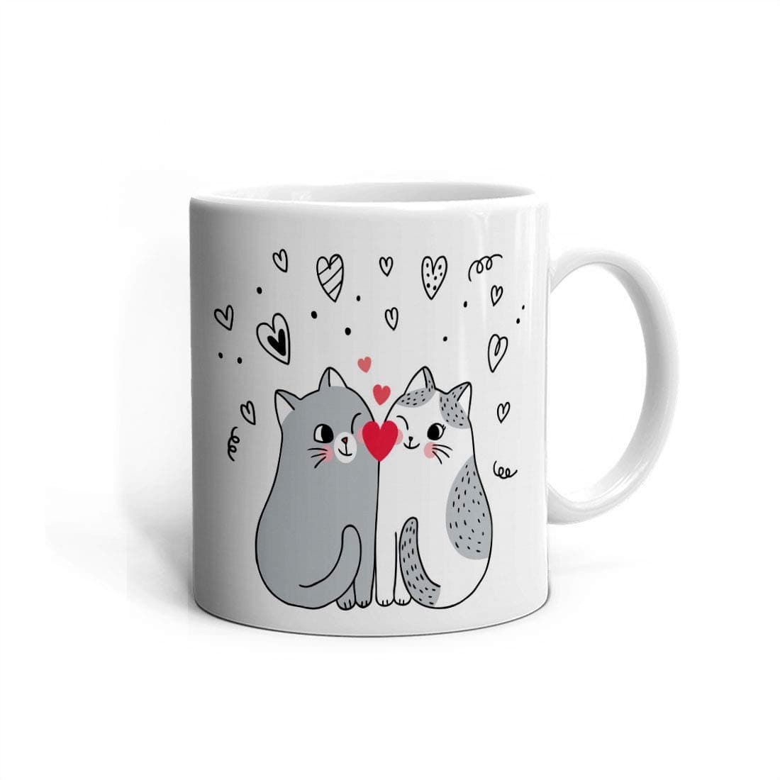 Kesri Gifts Love Theme for Valentine Day Gift Printed Coffee Mug(330ml)- Valentine Gifts for Husband Wife Girlfriend Boyfriend Hubby Wifey Friend (ks-love20-053A)