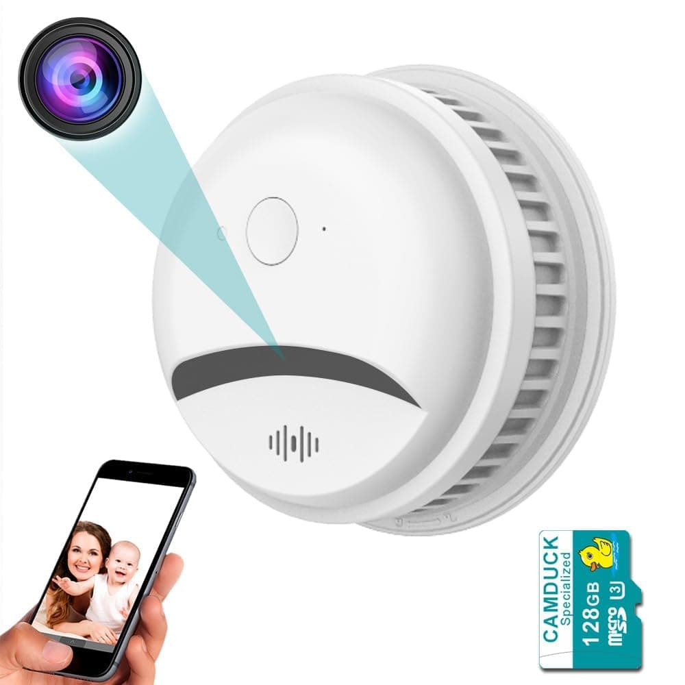CAMDUCK Wireless 4MP HD Nanny Cam for Home|No Audio (smokeCM-BDD)