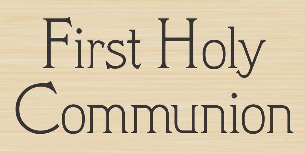 First Holy Communion Rubber Stamp by DRS Designs Rubber Stamps