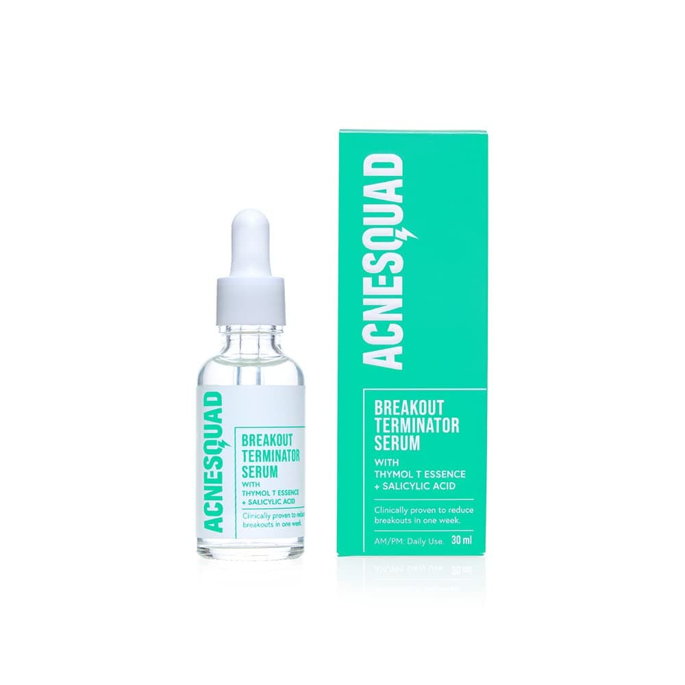 Acne Squad Thymol T Essence & 2% Salicylic Acid Face Serum For Active Active | Anti Acne Serum | Face Serum for Pimples | 30ml