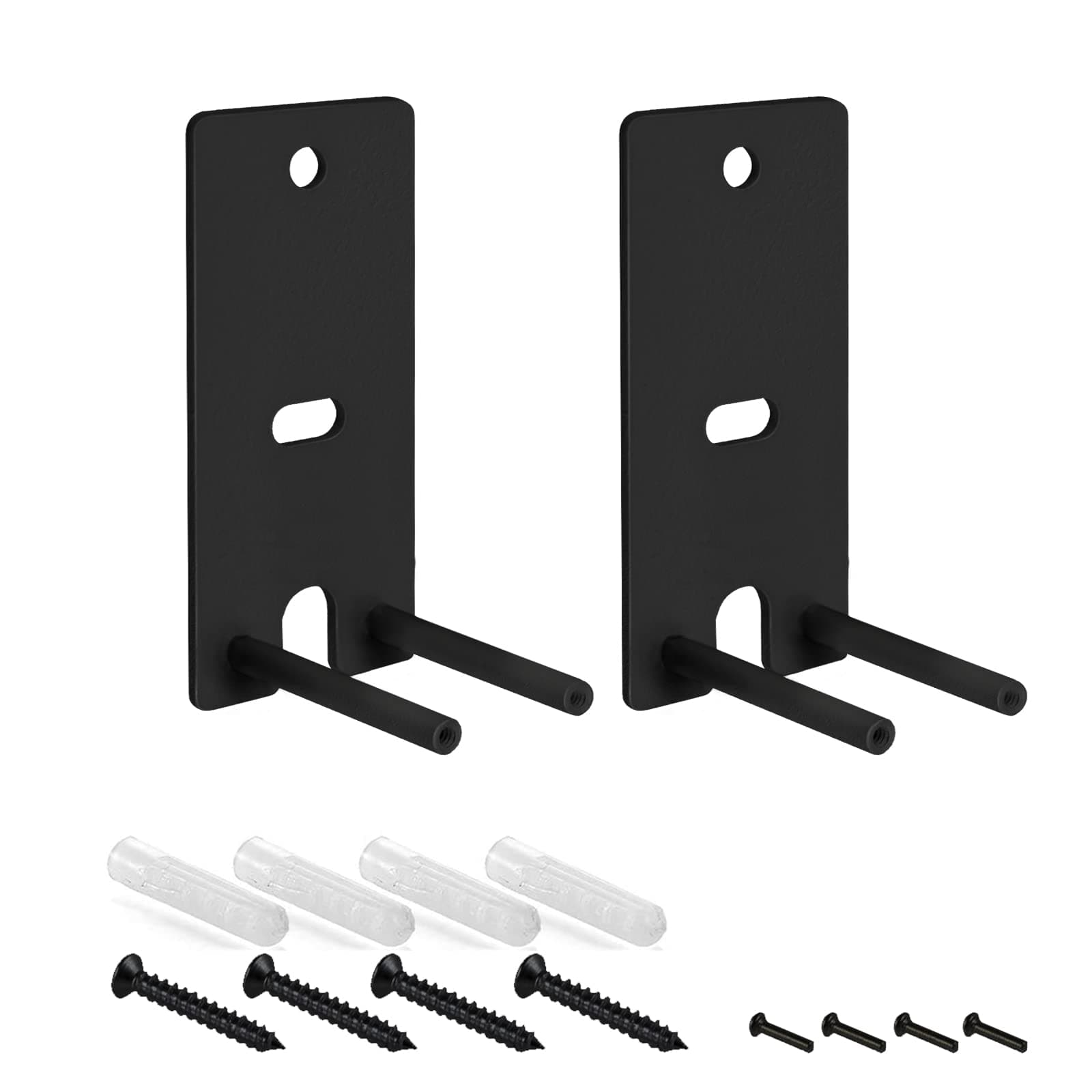 Pair Steel Black Wall Mount Brackets Replacement Compatible with Bose OmniJewel Lifestyle 650 Home Entertainment System and Bose Surround Speakers 700