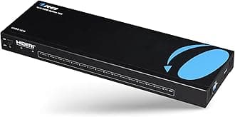 – OREI 1 in 16 4K Out HDMI Splitter 4:4:4 8-bit - HDMI 2.0, HDCP 2.2, 18 Gbps, 4K @ 60Hz Duplicator/Distributor UltaHD High Resolution (UHDS-1016) (1x16)