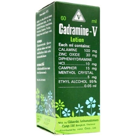 3 Pack Cadramine-v Free Relief of Pruritus 60 Ml.shipping