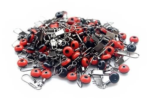 FISHING LINE SINKER SLIDES Hook Shank Clip Connector Swivels 100 PCS by GIANGLI