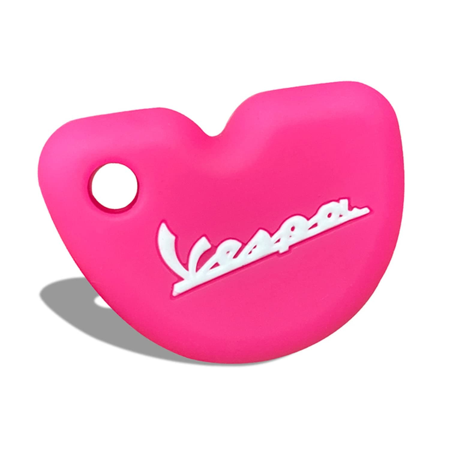 Vespa Keychain Protective Case in Wear-resistant and Dustproof Silicone Compatible with Vespa GTS 300 GTS 200 GTS 125, LX150 (Magenta)