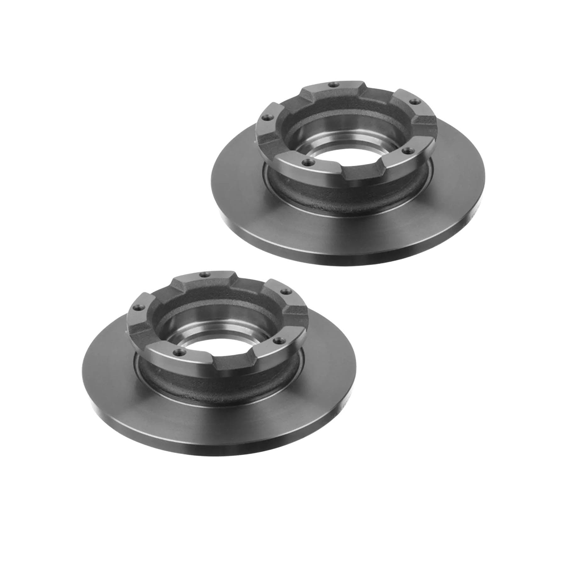 Tpuk Rear Brake Discs For Transit 2.2 Fwd 2006-2014 Mk7 Pair Left Right 1451161