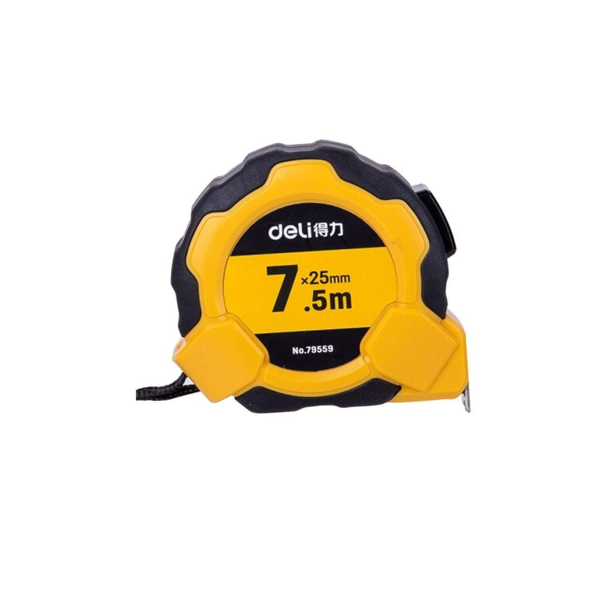 LI FANG-ZD 10m Rubber Shell Self-locking Steel Tape Measure, Office Decoration Easy to operate, meeting various needs (Color : Yellow, Size : 7m)