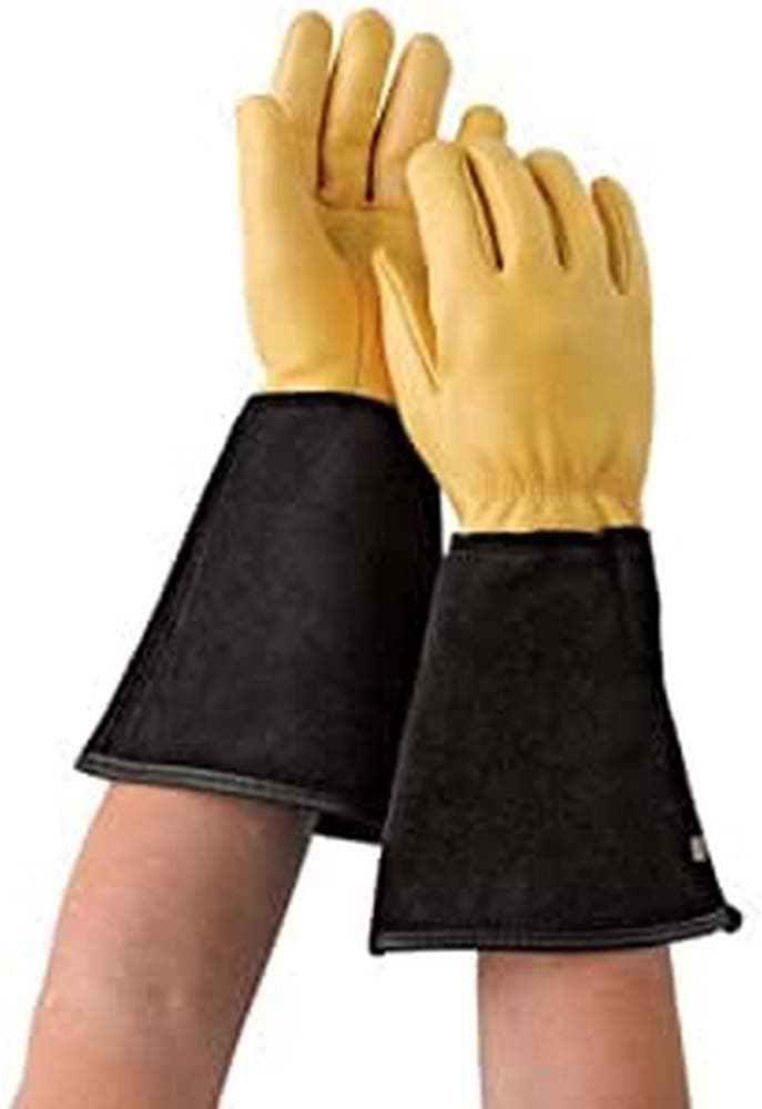 Gold Leaf TOUGH TOUCH Deluxe Deerskin Leather RHS Thorn Resistant Gardening Gloves - Ladies Size - Great Gift, 2 Count (Pack of 1)