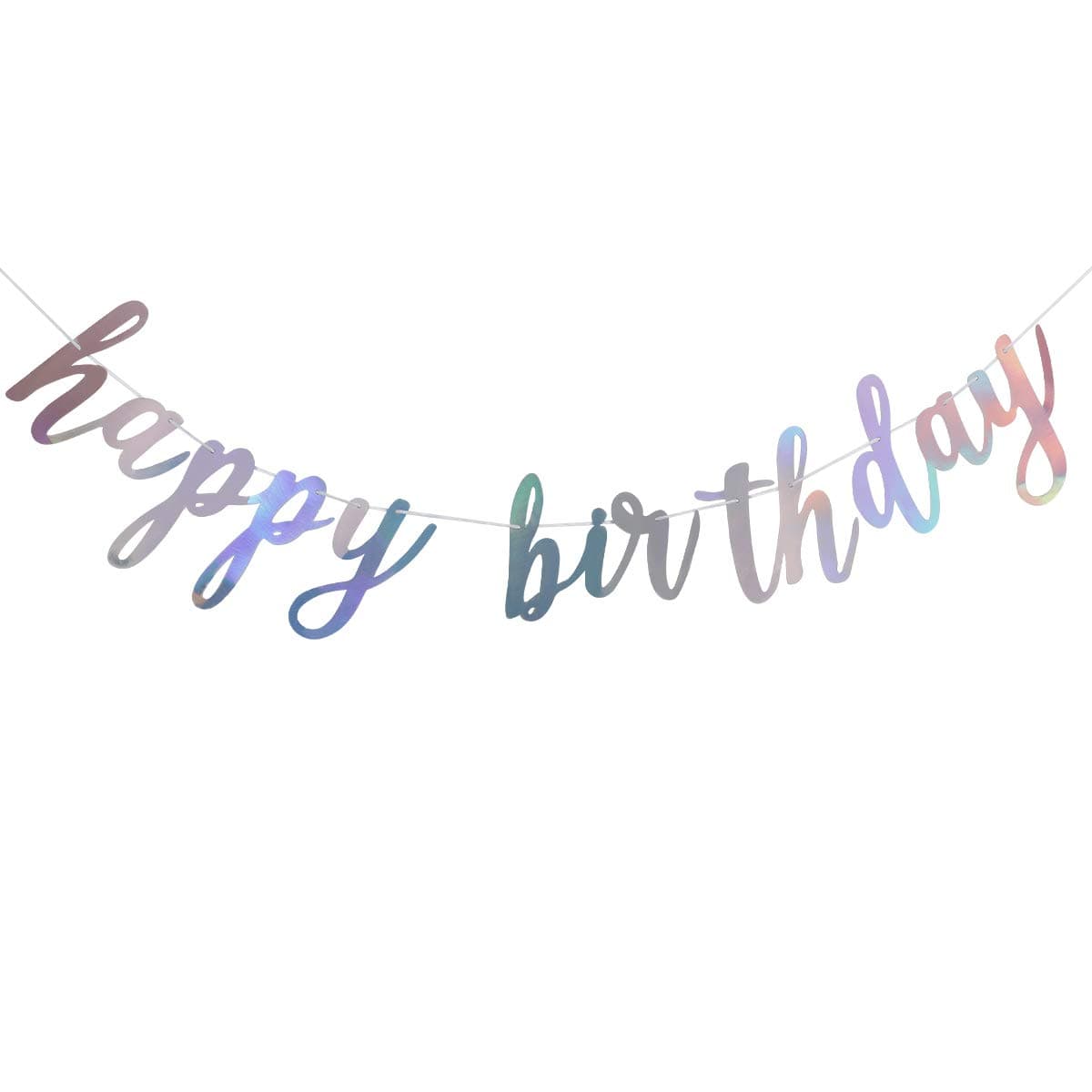 Shiny Happy Birthday Banner