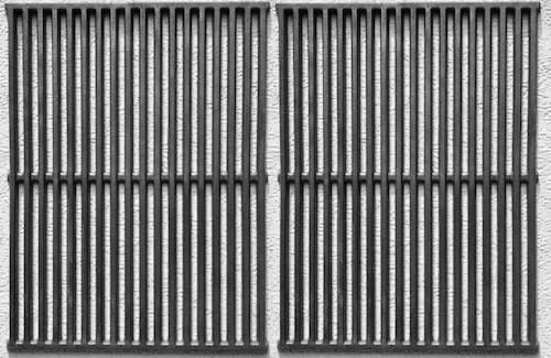 CraycortPre-Seasoned Cast Iron Cooking Grates for Spirit 210 and Genesis A Gas Grills, Set of 2 Heavy-Duty Grates for Superior Heat Retention and Even Cooking