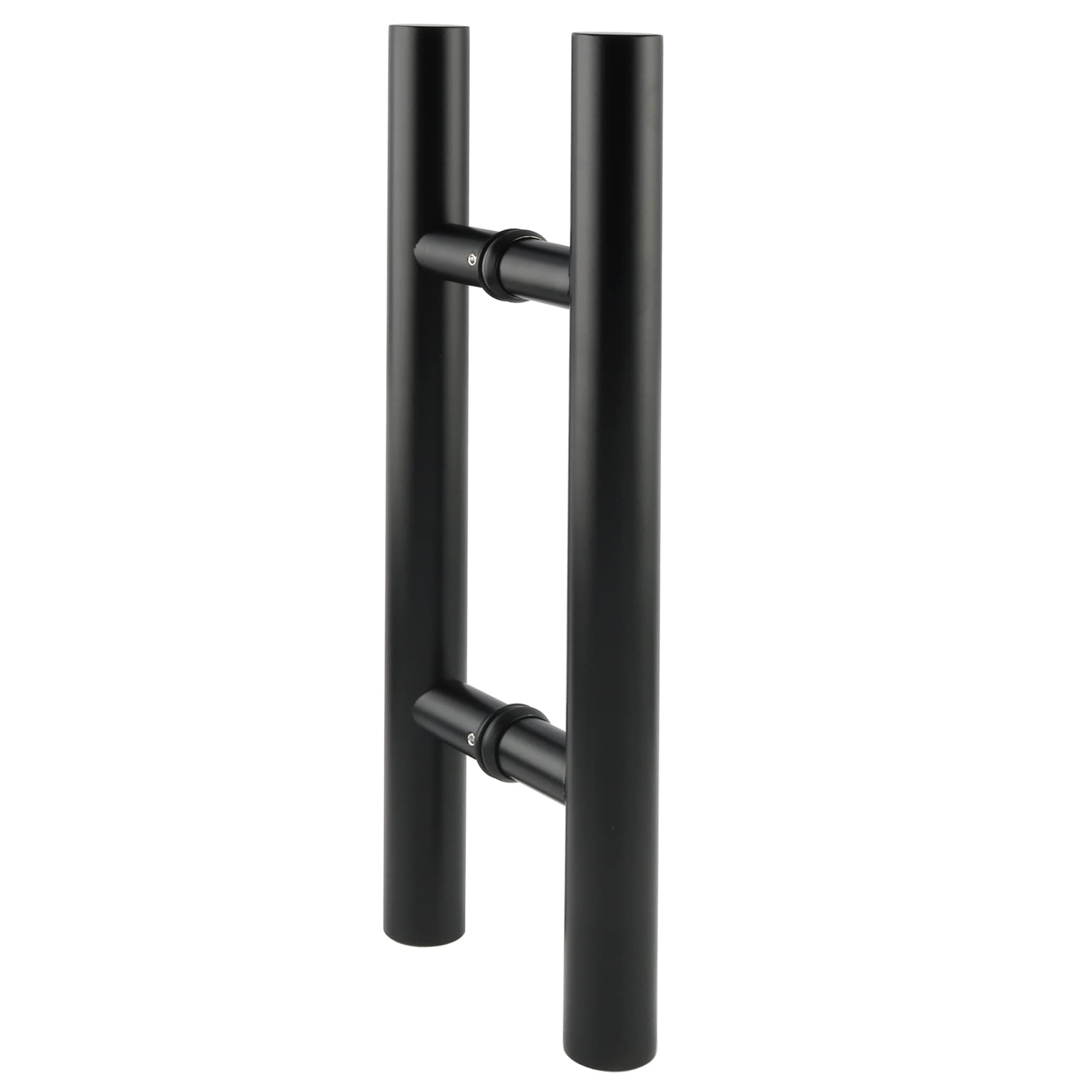 Alise Shower Door Handle, 16" Sliding Glass Door Handle, Back to Back Handle Glass Door Pull, Compatible with 1/8" to 3/5" Glass, SUS304 Stainless Steel Shower Hardware Replacement, Matte Black