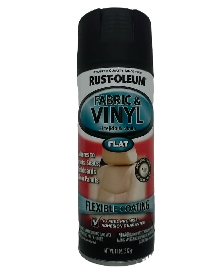 Rust-Oleum AUTORF +SSPR 6PK VINYL&FABRIC BLACK FLAT