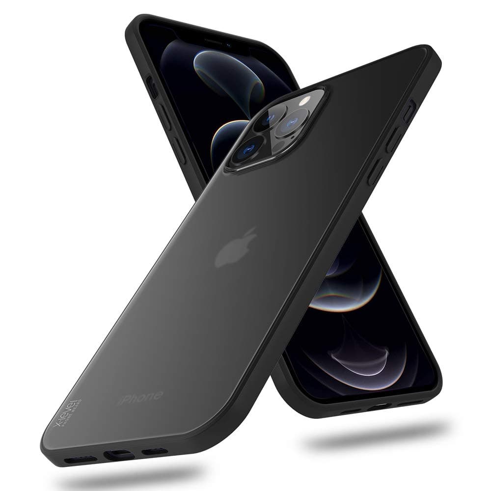 X-level for iPhone 12 Pro Max Case Slim Thin Matte Finish Military Grade Protective Hard Back Cover with Soft Edge Bumper Shockproof and Anti-Drop Case for iPhone 12 Pro Max 6.7" (2020)