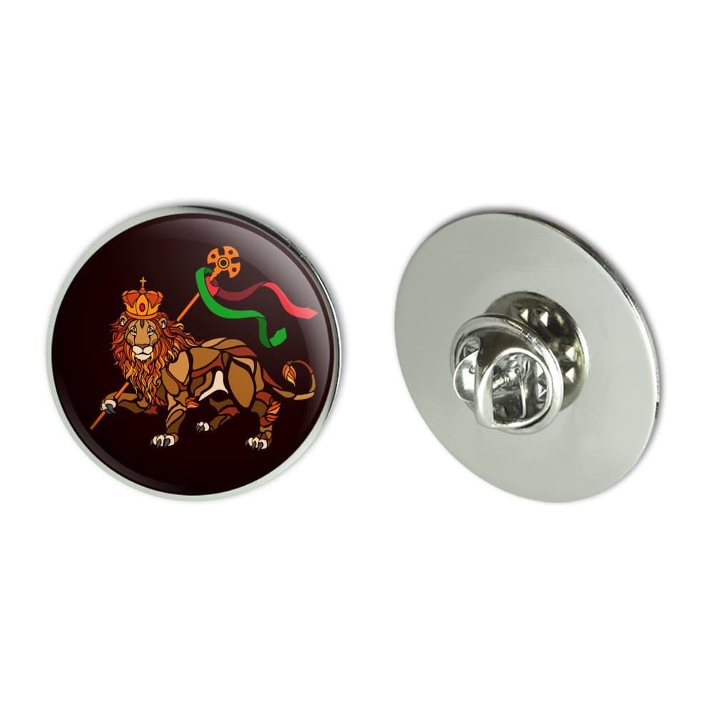 Lion of Judah Bible Metal 1.1" Tie Tack Hat Lapel Pin Pinback