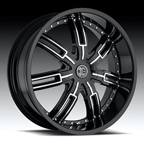 No.27 Gloss Black Wheel with Machined Face (24x9.5"/12x135mm)