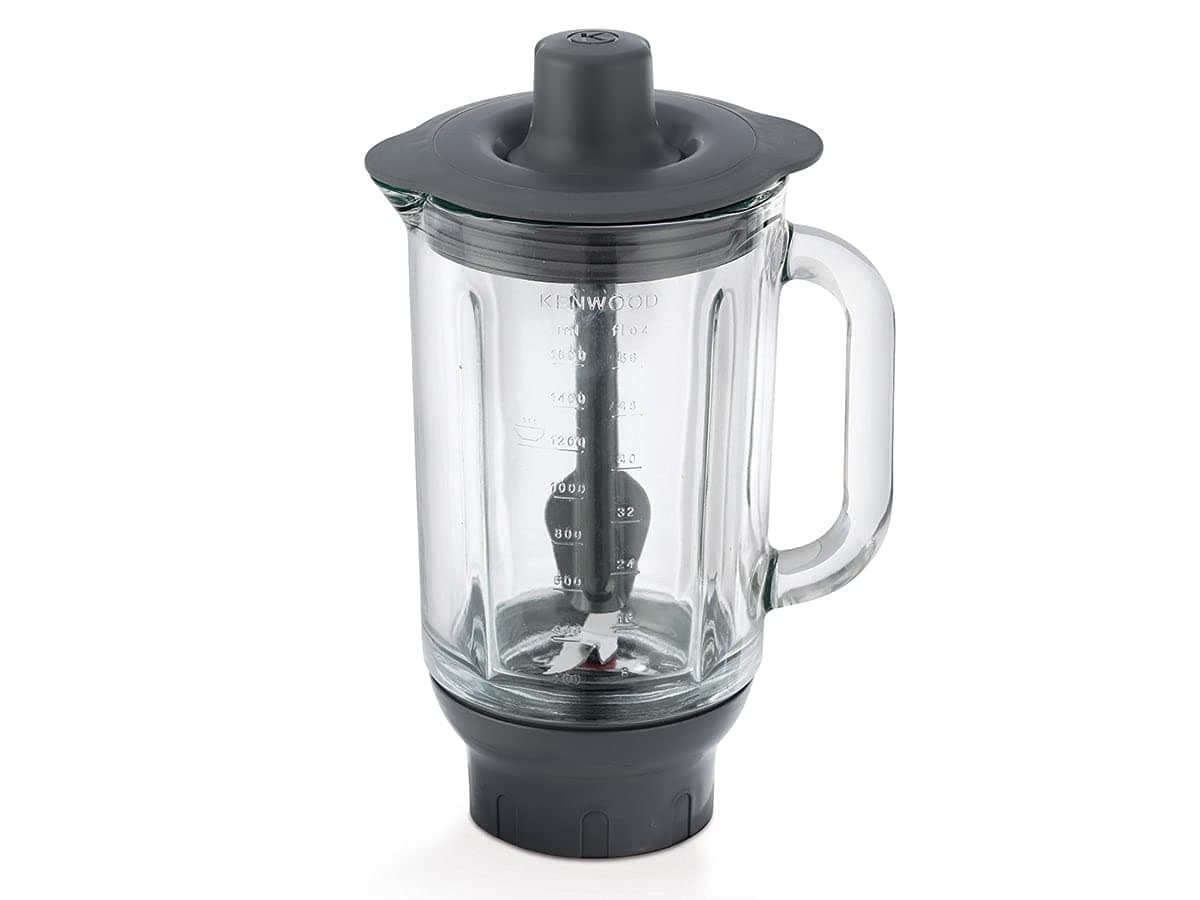 Kenwood KAH359GL Blender Attachment for Kenwood Kitchen Machines Glass and Black