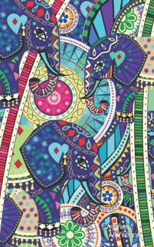 Elephant Notebook: Presents / Gifts for Elephant Lovers [ Ruled Notebook / Small Journal - Carnival ] (Animal Series) Paperback – 4 Sept. 2015