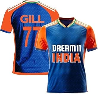 GenericInd Cricket Team T20 Jersey 2024 Dhoni_Virat,Rohit,Hardik,Rishabh,Rahul,Surya,Gill (Boys,Men,Kids)