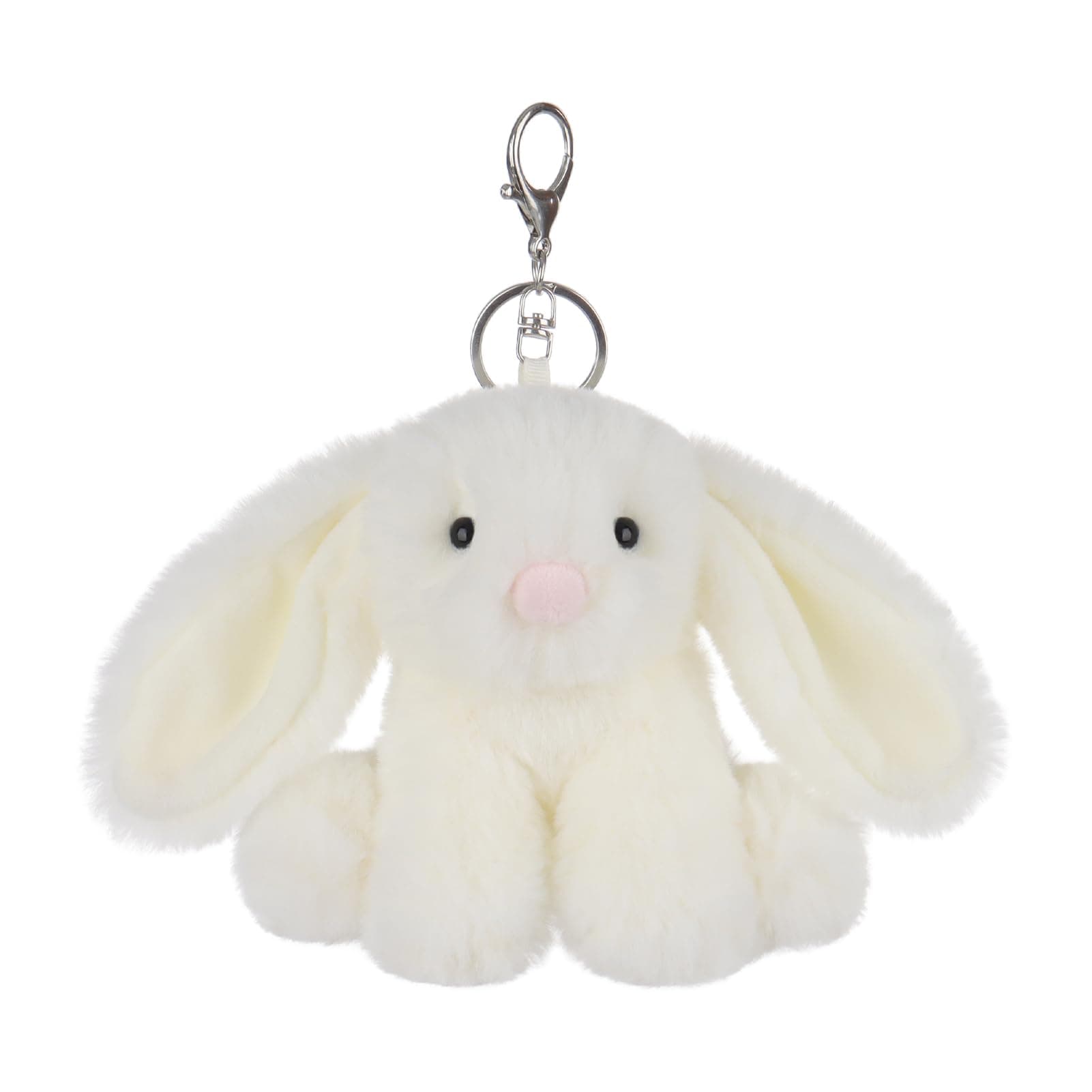 Cute Toys Plush Rabbit Stuffed Animal Soft for Kids Bag, Purse, Backpack, Handbag (4.7 Inches)