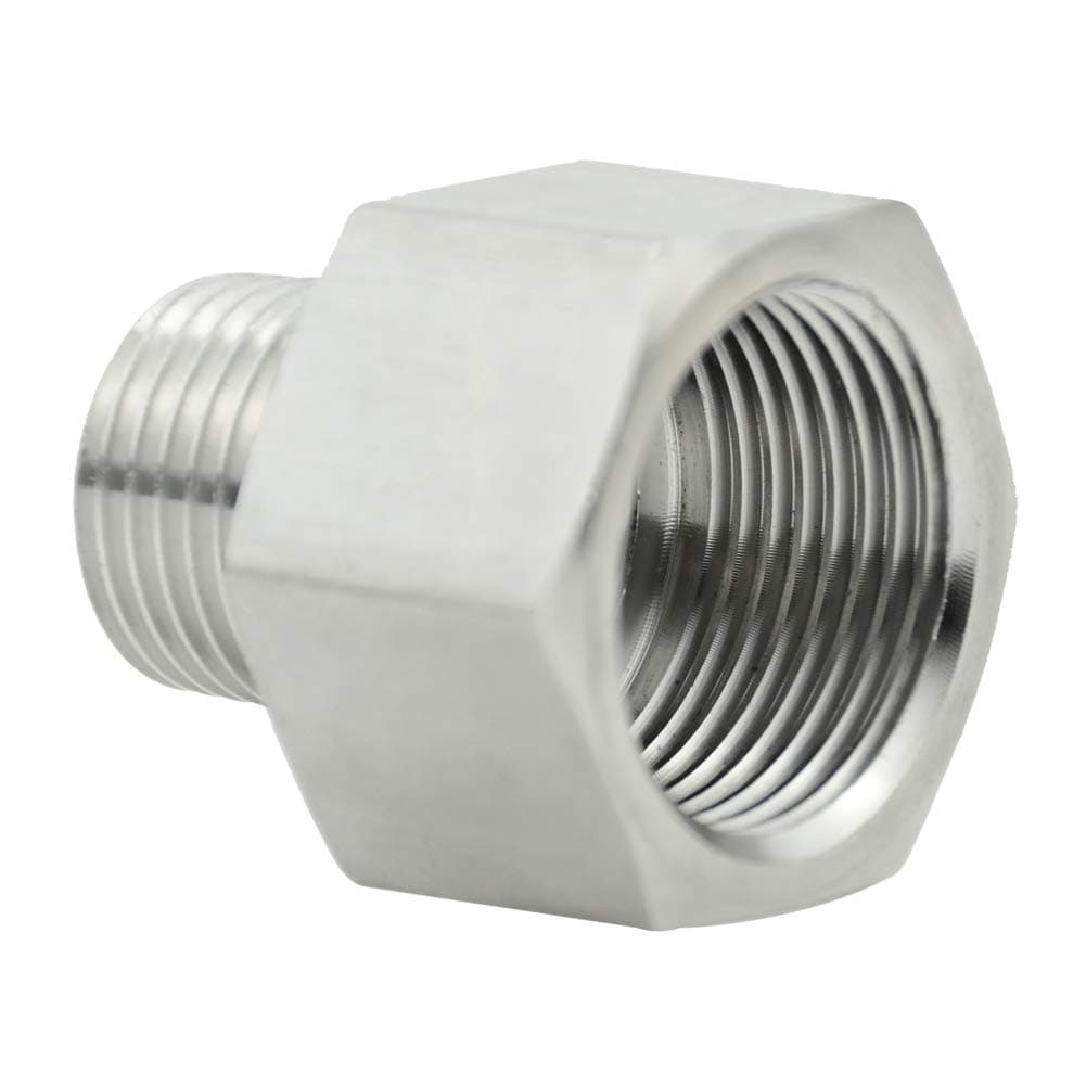 Beduan Stainless Steel Thread Adapter G 3/4" Female to NPT 3/4" Male Pipe BSP to NPT Converter