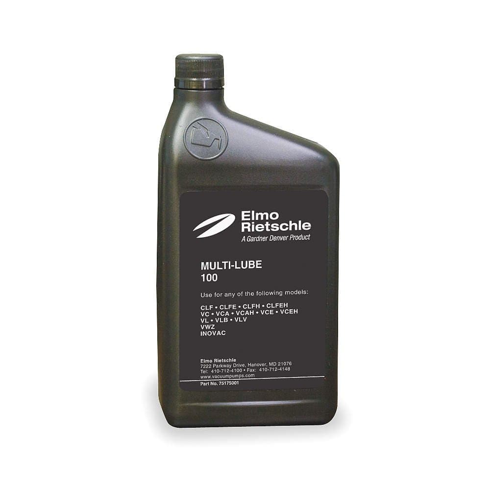 Vacuum Pump Oil, Mineral, 1 Qt, 100 Grade