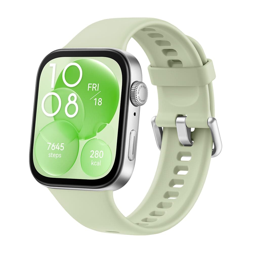 WATCH FIT 3, 1.82" AMOLED Display, Ultra-Slim Design, All-Round Fitness Management, Comprehensive Health Management, Durable Battery Life, Compatible with iOS & Android, Green