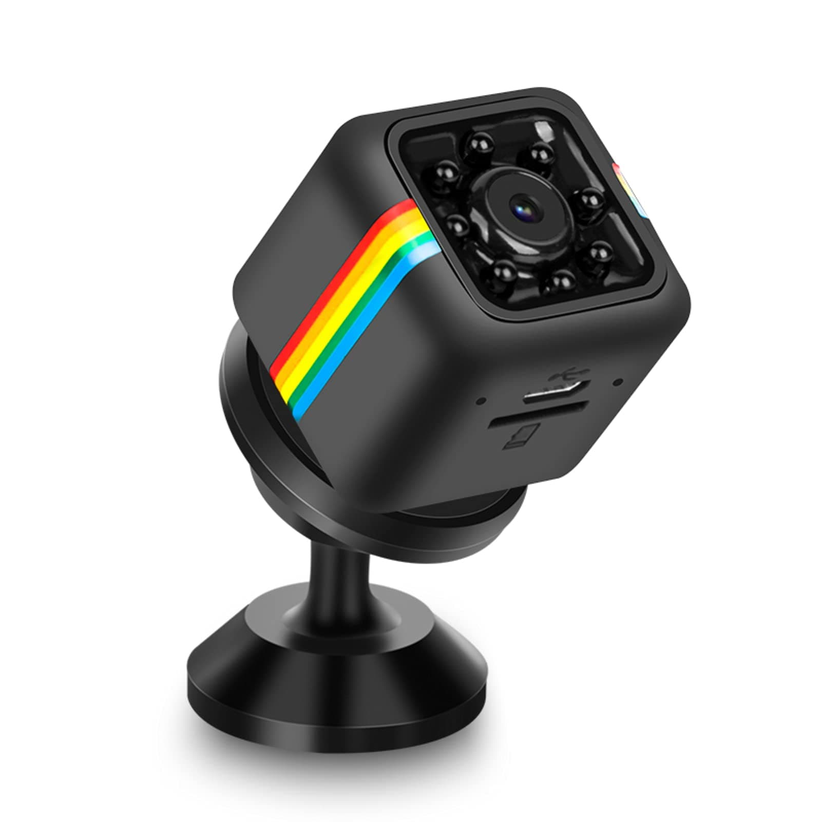 SGHH SQ11 Mini Spy Camera HD 1080P Wireless Hidden Camera Small Nanny Cam,Home IP WiFi Remote Security Cameras,with Night Vision Motion Detection Security Cameras for Indoor/Home/Office