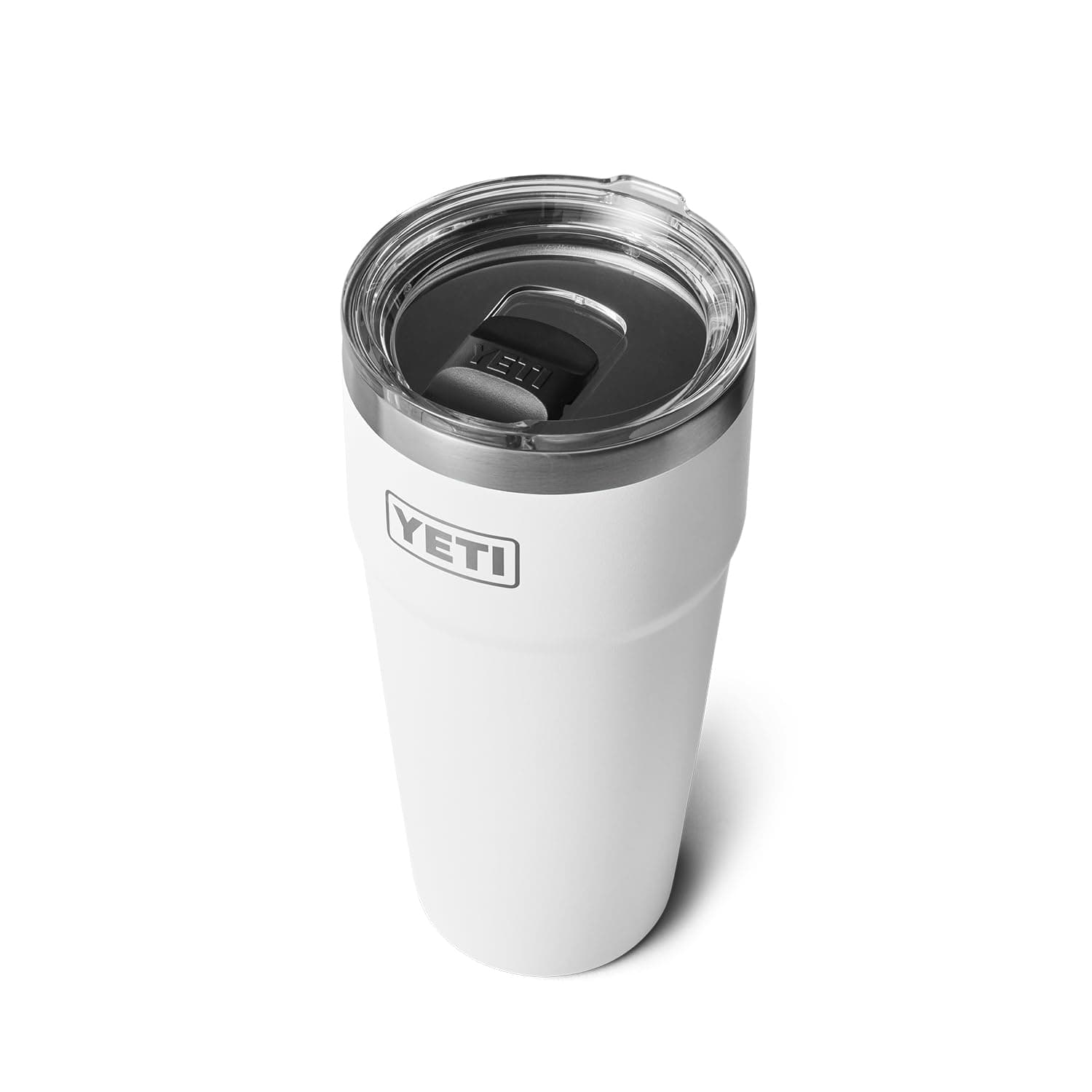 YETI Rambler 30 oz Stackable Tumbler, Stainless Steel, Vacuum Insulated with MagSlider Lid, White