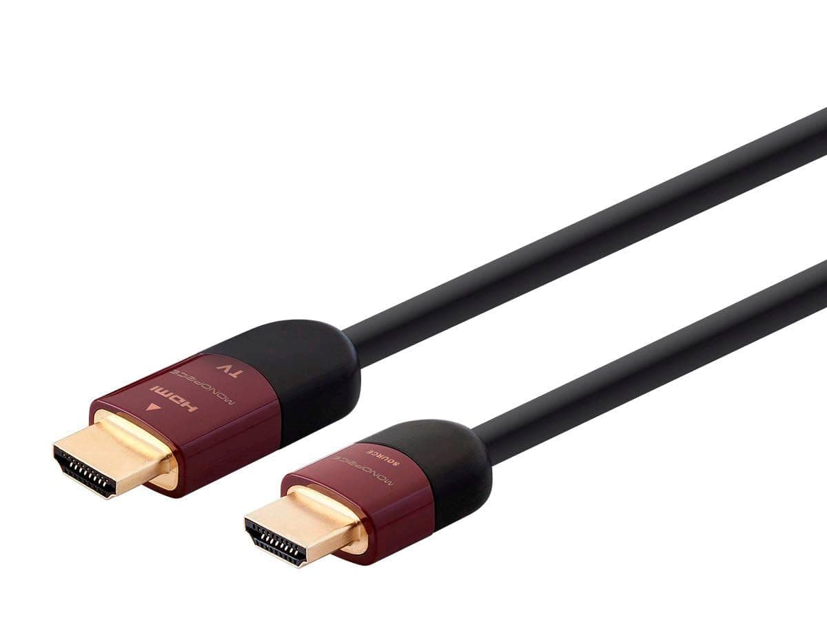 4K High Speed HDMI Cable - 4K@60Hz, 18Gbps, HDR, CL2 In-Wall Rated, Active, 30ft, Black